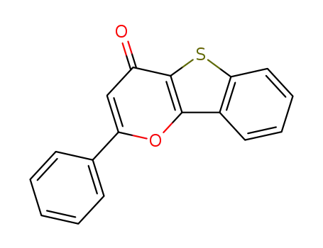 Phenyl-2 benzo<b>thieno<3,2-b>pyrannone-4
