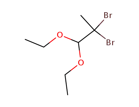 Molecular Structure of 408320-07-0 (2,2-dibromo-propionaldehyde diethylacetal)