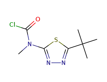 Carbamic chloride, (5-(1,1-dimethylethyl)-1,3,4-thiadiazol-2-yl)methyl-