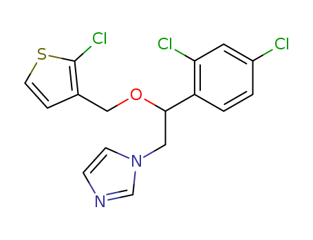 1-(2-((2-Chlorothiophen-3-yl)methoxy)-2-(2,4-dichlorophenyl)ethyl)-1H-imidazole