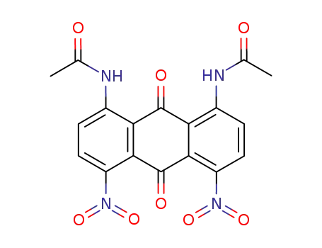 Molecular Structure of 68213-93-4 (N,N'-(9,10-dihydro-4,5-dinitro-9,10-dioxo-1,8-anthracenediyl)bisacetamide)