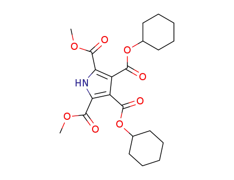 Molecular Structure of 85598-00-1 (1H-Pyrrole-2,3,4,5-tetracarboxylic acid dicyclohexyl ester dimethyl ester)