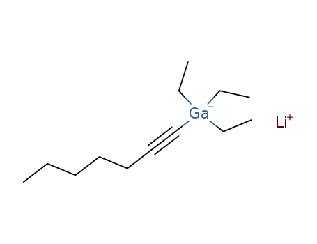 Molecular Structure of 80359-11-1 (lithium triethylheptynylgallate)