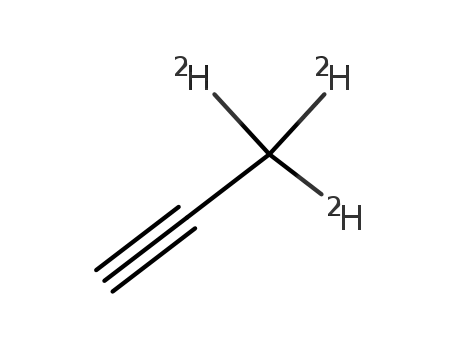 Molecular Structure of 13025-73-5 (METHYL-D3-ACETYLENE)