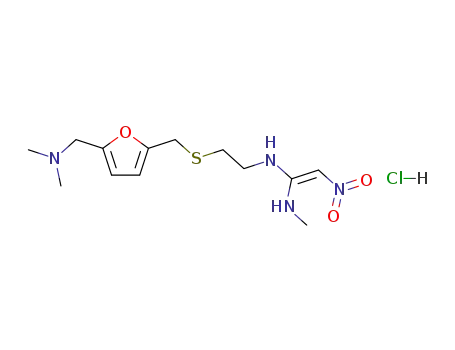 N-(2-((5-((Dimethylamino)methyl)furfuryl)thio)ethyl)-N'-methyl-2-nitrovinylidenediamine monohydrochloride