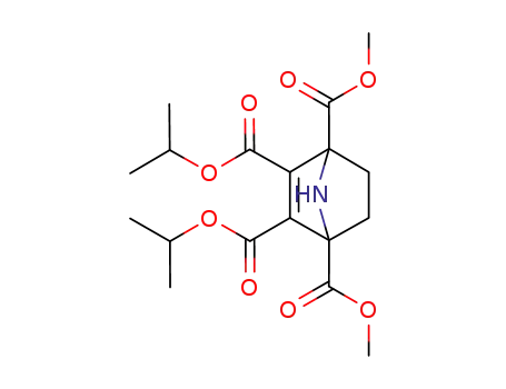 Molecular Structure of 85597-87-1 (7-Aza-bicyclo[2.2.1]hept-2-ene-1,2,3,4-tetracarboxylic acid diisopropyl ester dimethyl ester)