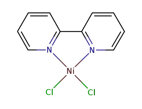Molecular Structure of 22775-90-2 (dichloro(2,2'-bipyridine)nickel(II))
