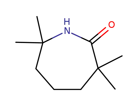 Molecular Structure of 62835-02-3 (2H-Azepin-2-one, hexahydro-3,3,7,7-tetramethyl-)