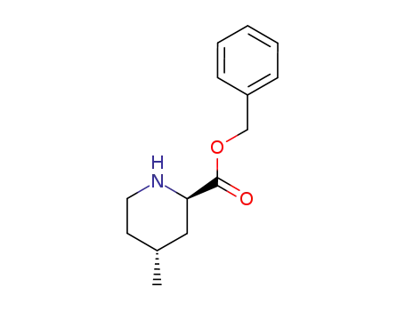 Molecular Structure of 339183-94-7 (BENZYL (+/-)-TRANS-4-METHYL-PIPERIDINE-2-CARBOXYLATE)