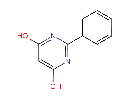 Molecular Structure of 13566-71-7 (4,6-Dihydroxy-2-phenylpyrimidine)