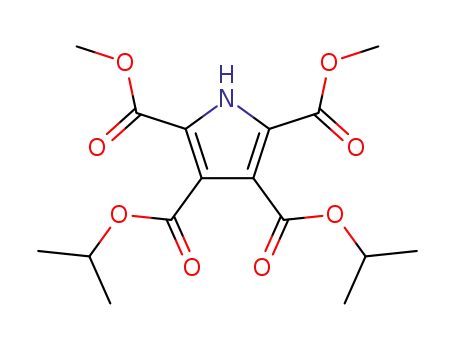 Molecular Structure of 85597-95-1 (1H-Pyrrole-2,3,4,5-tetracarboxylic acid diisopropyl ester dimethyl ester)