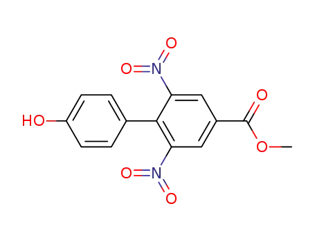 methyl 4'-hydroxy-2,6-dinitrobiphenyl-4-carboxylate