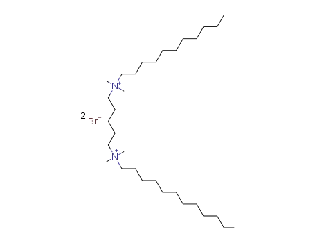 Molecular Structure of 18464-25-0 (N1,N5-Didodecyl-N1,N1,N5,N5-tetramethylpentane-1,5-diaminium bromide)