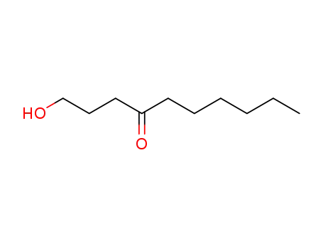 Molecular Structure of 55882-40-1 (1-hydroxy-4-decanone)