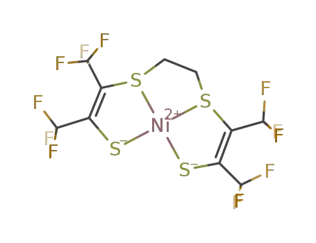 ((SC(CF<sub>3</sub>)C(CF<sub>3</sub>)SCH<sub>2</sub>)2)Ni