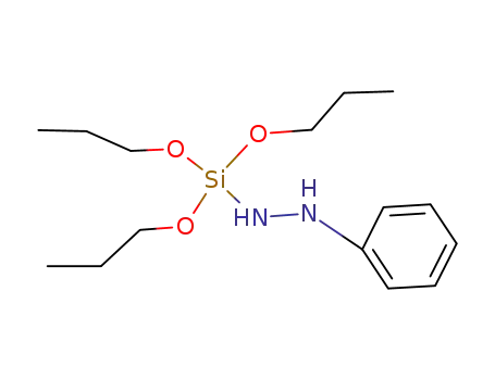 Molecular Structure of 122891-74-1 ((C<sub>3</sub>H<sub>7</sub>O)3Si(NHNHC<sub>6</sub>H<sub>5</sub>))