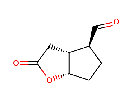 2H-Cyclopenta[b]furan-4-carboxaldehyde, hexahydro-2-oxo-, [3aR-(3aalpha,4alpha,6aalpha)]- (9CI)