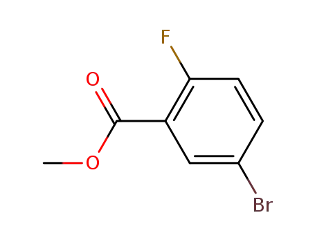 Molecular Structure of 57381-59-6 (Methyl 5-broMo-2-fluorobenzoate)