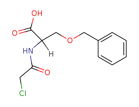 Molecular Structure of 3062-02-0 (<i>O</i>-benzyl-<i>N</i>-chloroacetyl-DL-serine)
