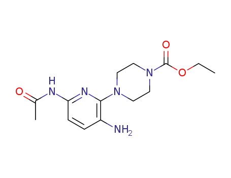 4-(6-아세틸아미노-3-아미노피리딘-2-일)피페라진-1-카르복실산 에틸 에스테르