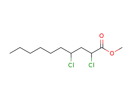 Molecular Structure of 188964-99-0 (Decanoic acid, 2,4-dichloro-, methyl ester)