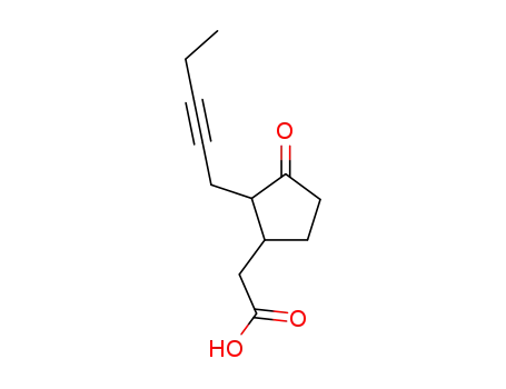 2-(pent-2-ynyl)-3-oxo-cyclopentyl acetic acid