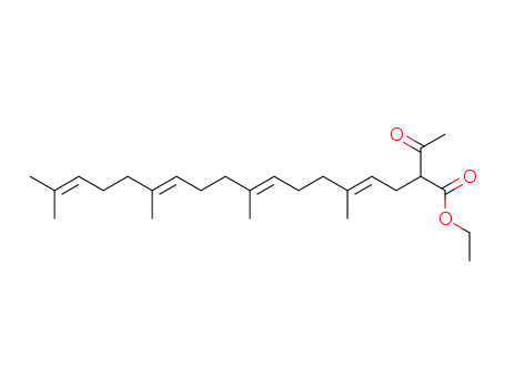 (4E,8E,12E)-ethyl 2-acetyl-5,9,13,17-tetramethyloctadeca-4,8,12,16-tetraenoate