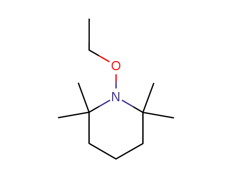 Molecular Structure of 34672-83-8 (Piperidine, 1-ethoxy-2,2,6,6-tetramethyl-)