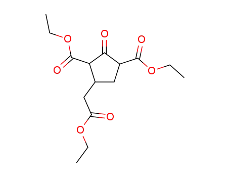ethyl 2,4-dicarbethoxy-3-oxocyclopentylacetate