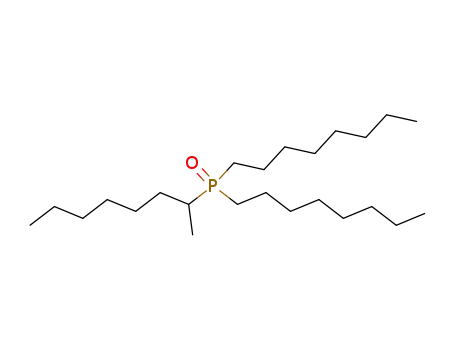 Molecular Structure of 128144-48-9 (1-methylheptyl-di-n-octylphosphine oxide)