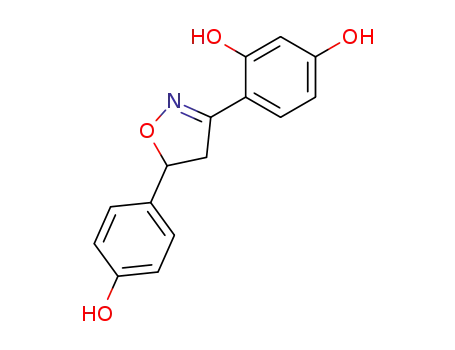 3-(2,4-dihydroxyphenyl)-5-(4-hydroxyphenyl)isoxazoline