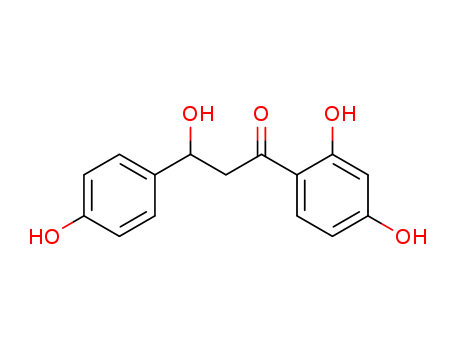 Molecular Structure of 133346-24-4 (1-Propanone, 1-(2,4-dihydroxyphenyl)-3-hydroxy-3-(4-hydroxyphenyl)-)