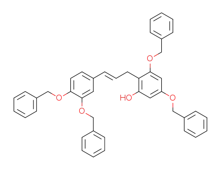 Molecular Structure of 732298-08-7 ((E)-3-[2,4-bis(benzyloxy)-6-hydroxyphenyl]-1-[3,4-bis(benzyloxy)phenyl]propene)