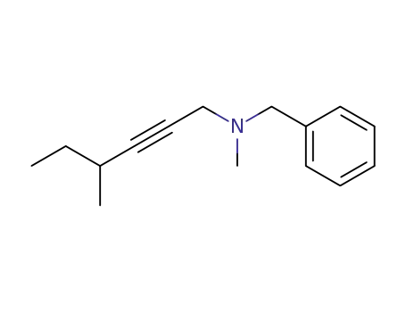 Benzenemethanamine, N-methyl-N-(4-methyl-2-hexynyl)-
