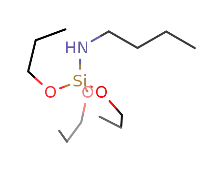 Molecular Structure of 137219-43-3 (N-butyl-1,1,1-tripropoxysilanamine)