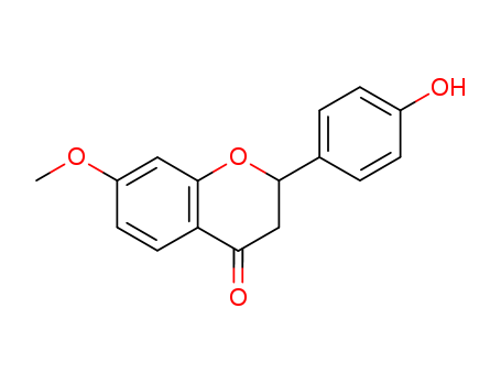 4H-1-Benzopyran-4-one, 2,3-dihydro-2-(4-hydroxyphenyl)-7-methoxy-
