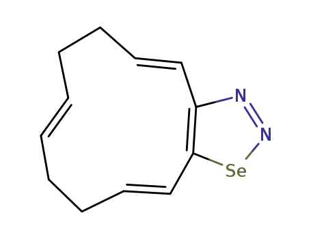 Molecular Structure of 107170-35-4 ((4E,8E,12E)-6,7,10,11-Tetrahydro-1-selena-2,3-diaza-cyclopentacyclododecene)