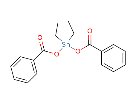 Molecular Structure of 14275-54-8 (Stannane, bis(benzoyloxy)diethyl-)