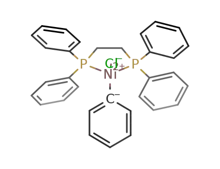 Molecular Structure of 88544-62-1 (NiPh(Cl)(1,2-bis(diphenylphosphino)ethane))
