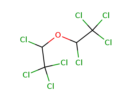 Molecular Structure of 41284-12-2 (1,1,1,2-tetrachloro-2-(1,2,2,2-tetrachloroethoxy)ethane)