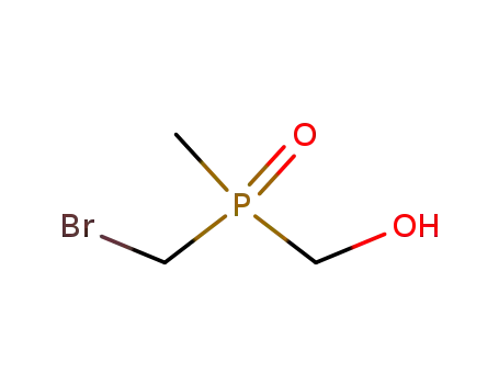 Molecular Structure of 69741-88-4 ((bromomethyl)(hydroxymethyl)methylphosphine oxide)