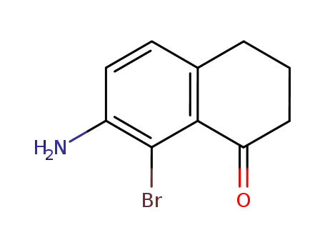 7-amino-8-bromo-3,4-dihydronaphthalen-1(2H)-one