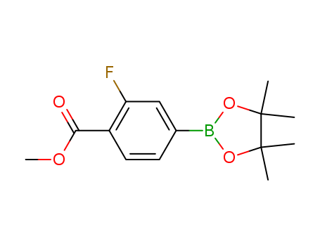 METHYL 2-FLUORO-4-(4,4,5,5-TETRAMETHYL-1,3,2-DIOXABOROLAN-2-YL)BENZOATE
