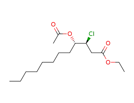 ethyl 4-acetoxy-3-chlorododecanoate