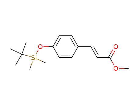 2-Propenoic acid, 3-[4-[[(1,1-dimethylethyl)dimethylsilyl]oxy]phenyl]-,  methyl ester, (2E)-