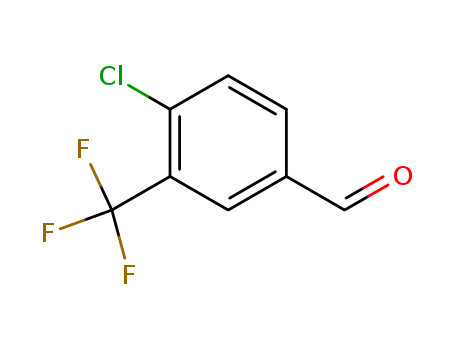 4-Chloro-3-(trifluoromethyl)benzaldehyde                                                                                                                                                                (34328-46-6)
