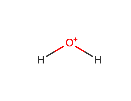 Molecular Structure of 56583-62-1 (oxidanium)