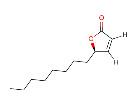 Molecular Structure of 74841-72-8 ((R)-5-octylfuran-2(5H)-one)