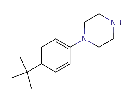 Molecular Structure of 68104-61-0 (1-(4-TERT-BUTYLPHENYL)PIPERAZINE)