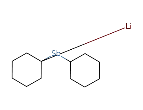 Molecular Structure of 1013-90-7 ((c-C<sub>6</sub>H<sub>11</sub>)2SbLi)